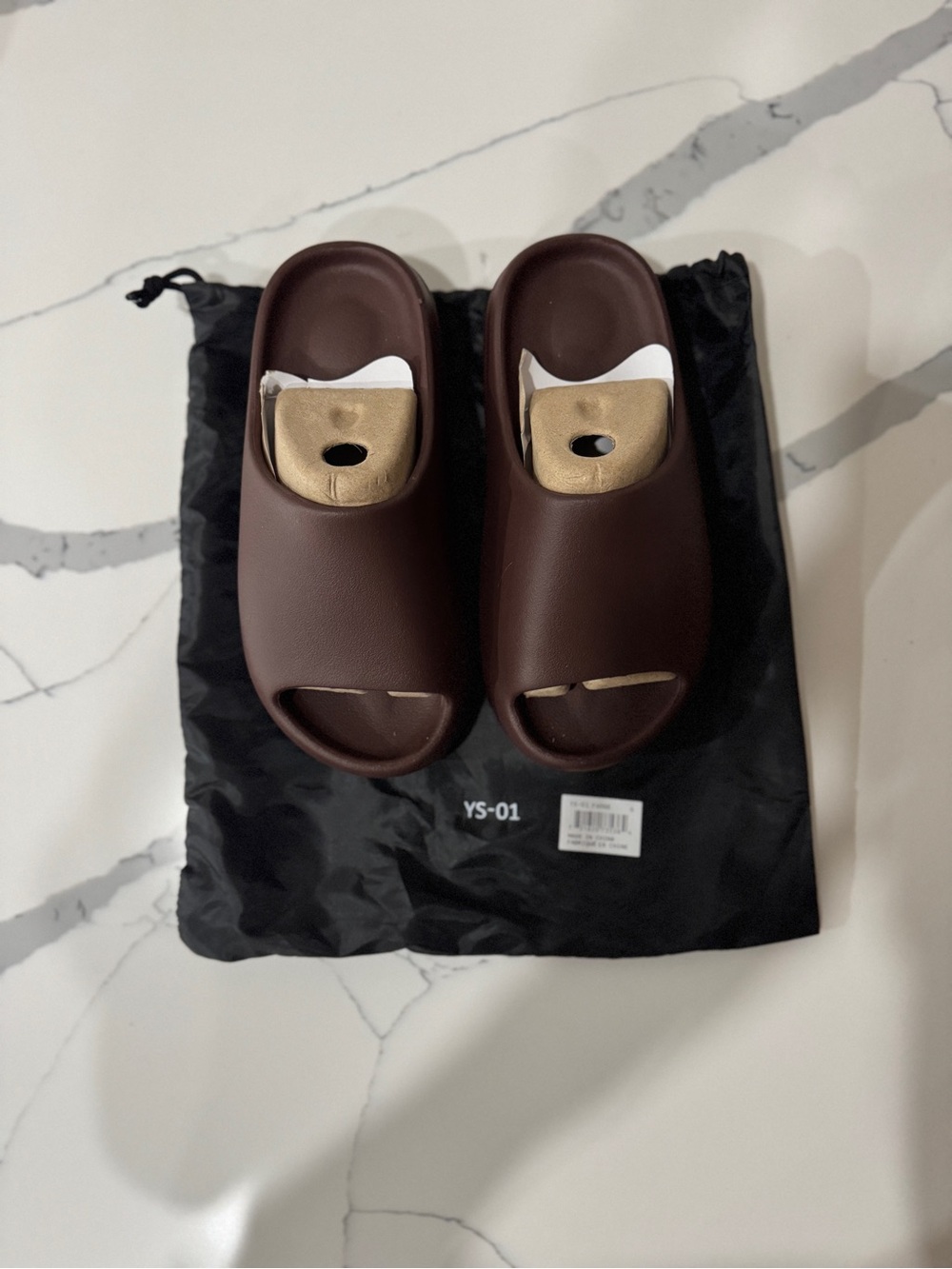 Brown Slide Sandals YS-01